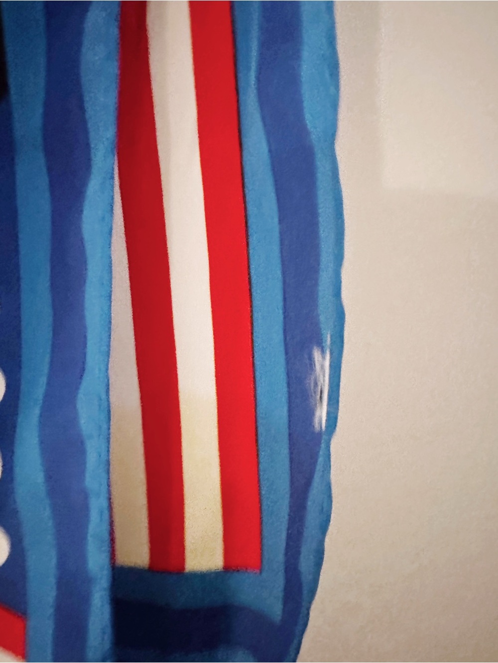 Vintage Vera Silk Scarf Flag 4th Forth of July Independence Americana - Picture 4 of 6